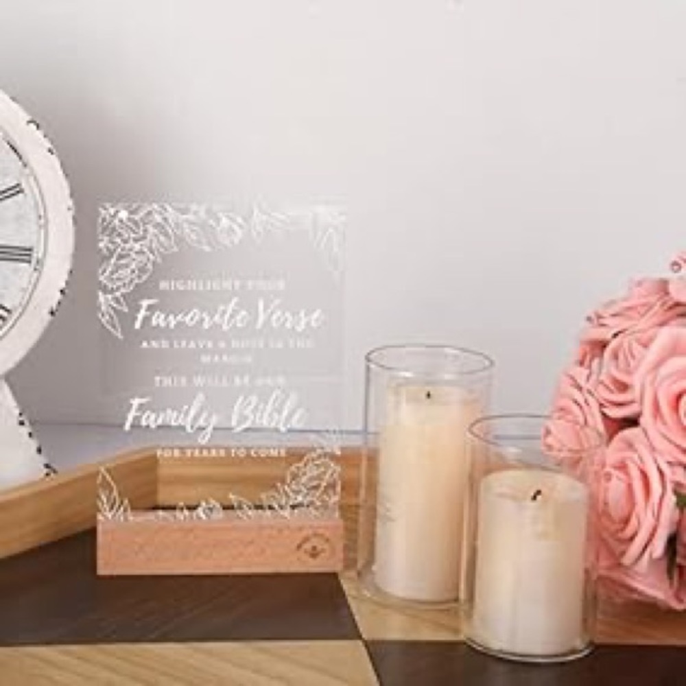 Highlight Favorite Bible Verse Wedding Sign